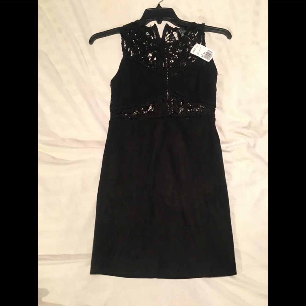 New with tags Forever 21 lace and suede dress